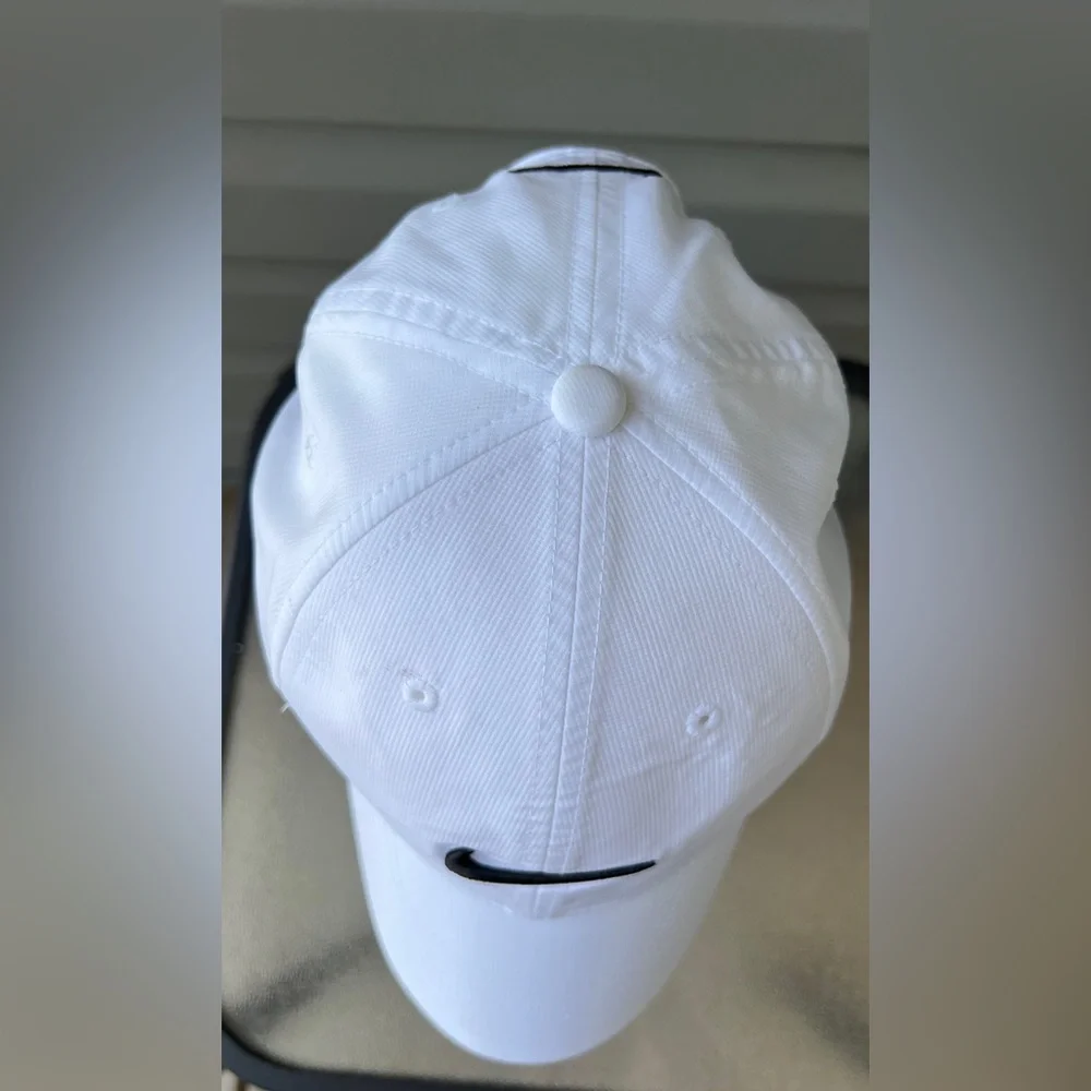 Nike Dri Fit Legacy 91 White Swoosh Logo Strap Back SO
